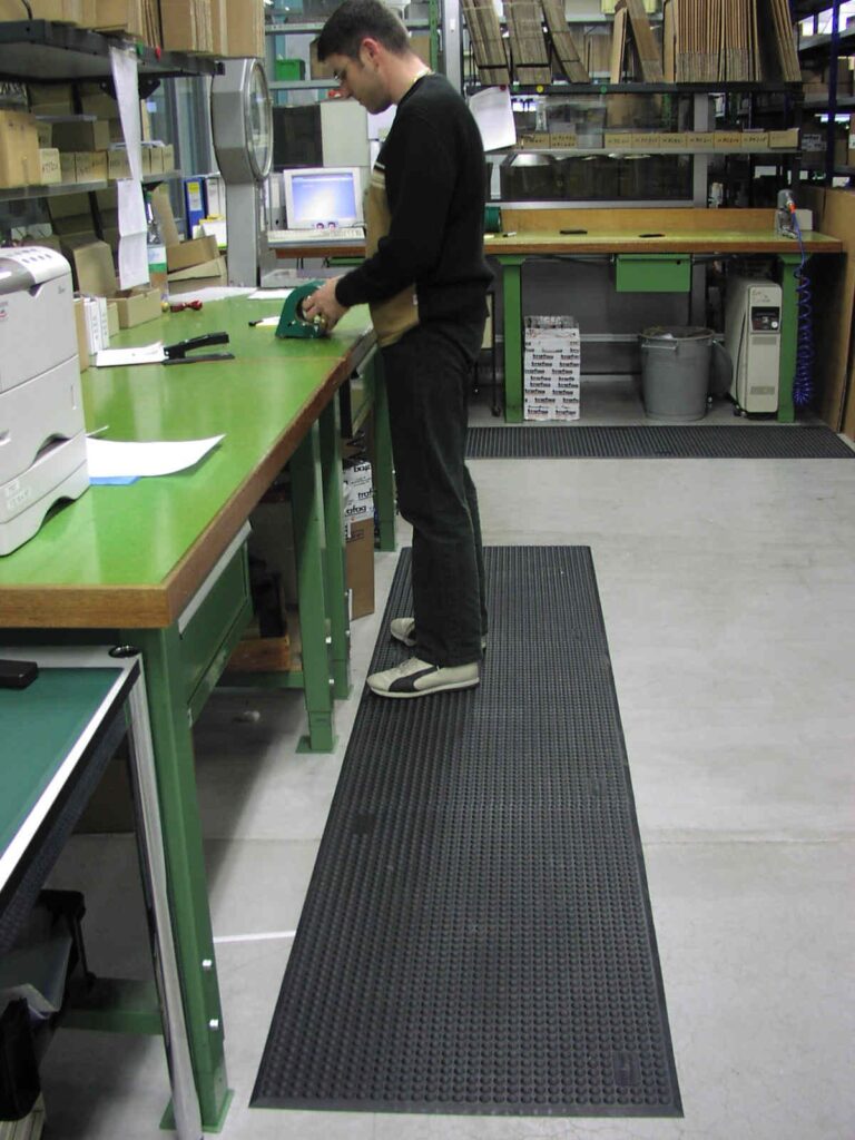 Die Müdigkeit wird verringert und die Ergonomie erhöht.